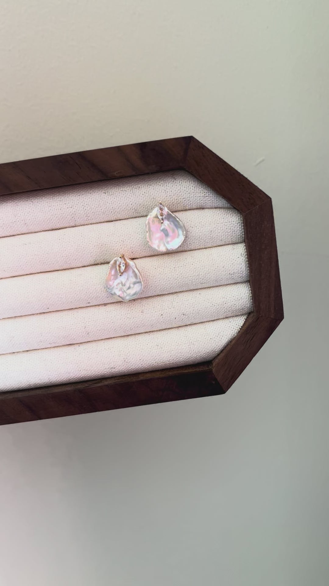 Baroque irregular shape earrings